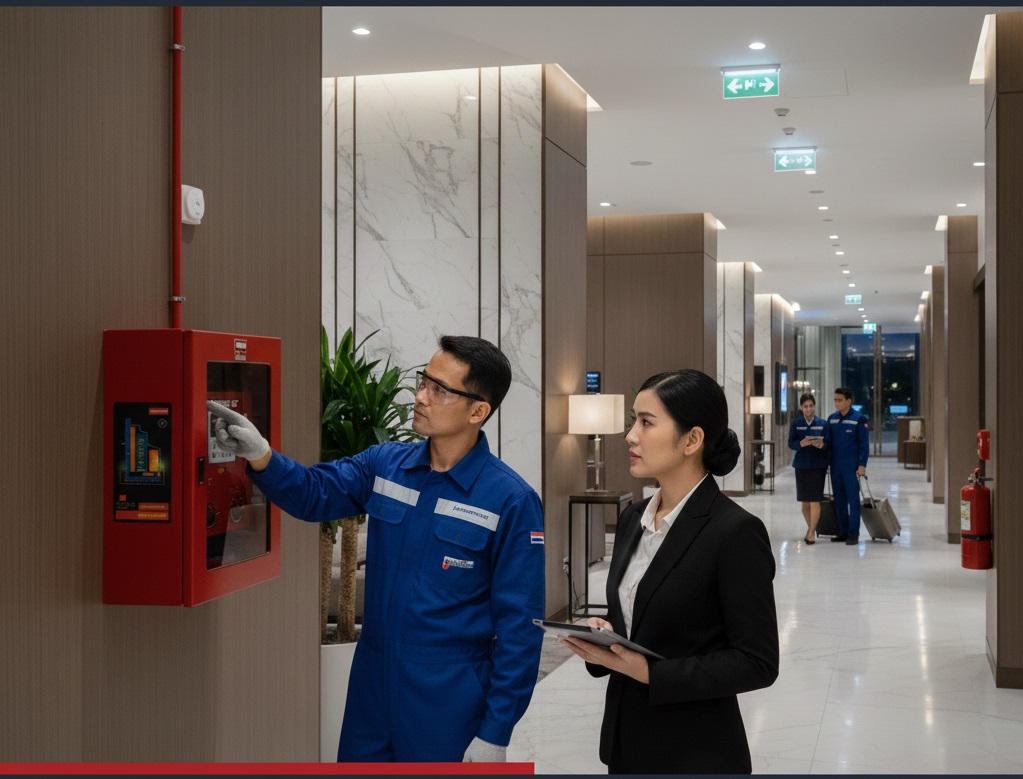 รับติดตั้งระบบสัญญาณเตือนเพลิงไหม้ เชียงใหม่